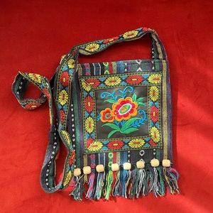 Colorful Embroidered Ethnic Bag (New)